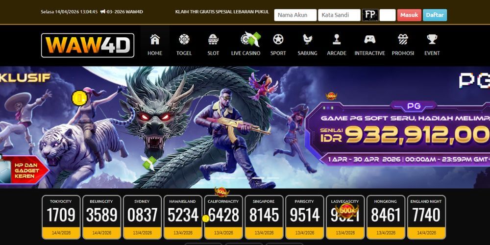 Tampilan Resmi WAW4D